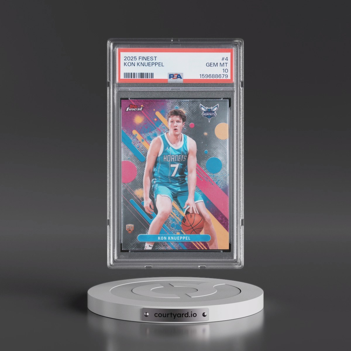2025 Topps Finest #4 Kon Knueppel (PSA 10 GEM MINT)