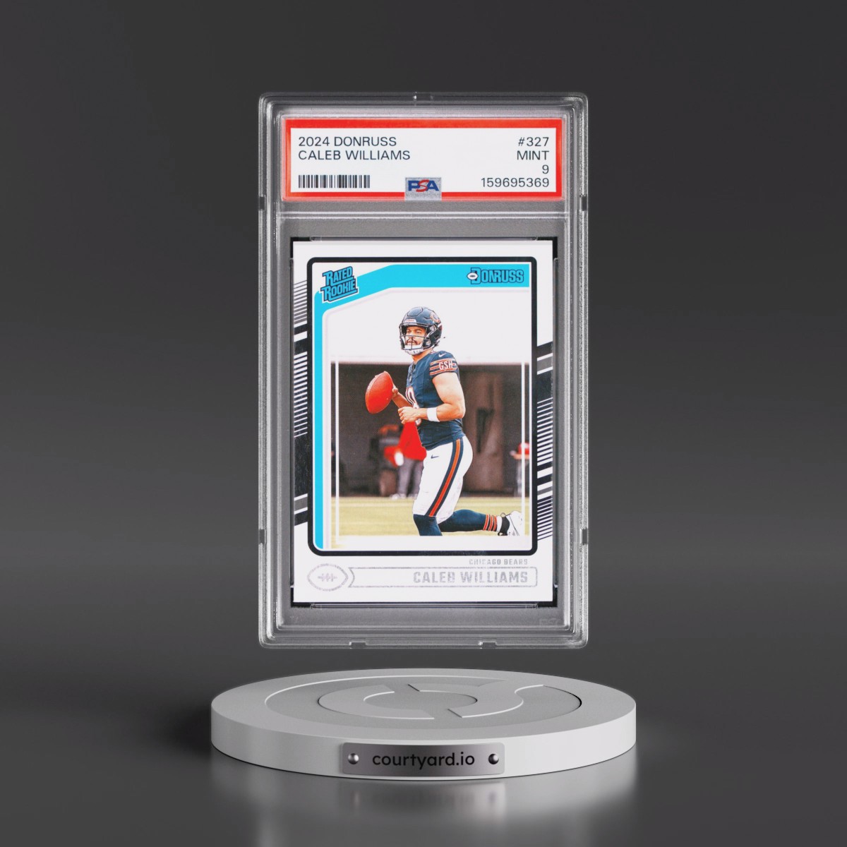 2024 Panini Donruss #327 Caleb Williams (PSA 9 MINT)