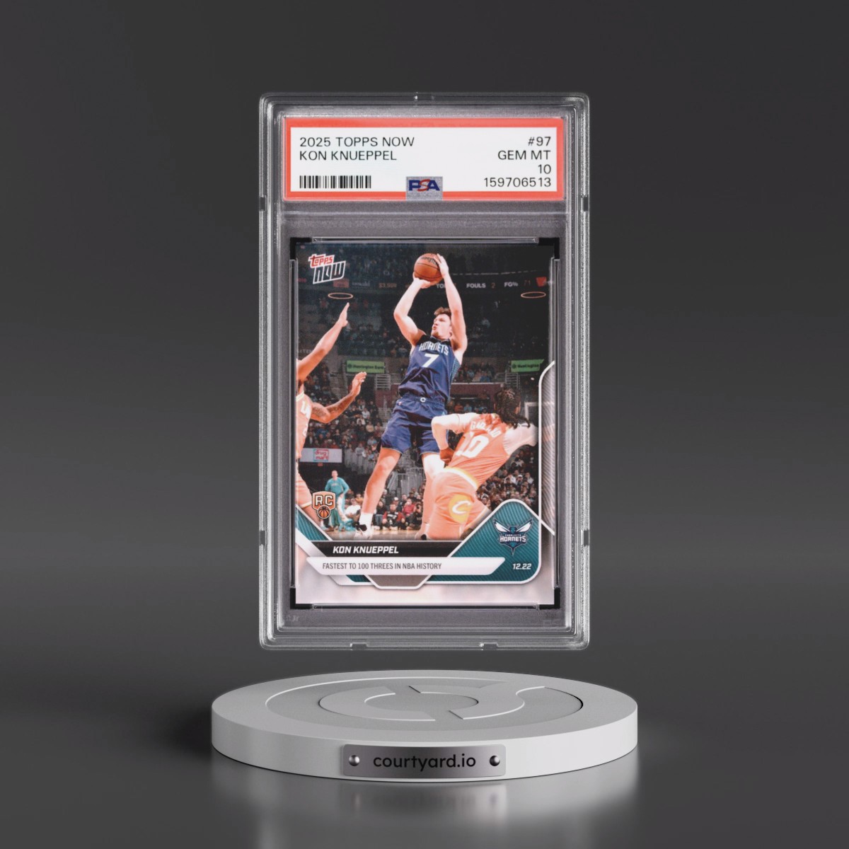 2025 Topps Now #97 Kon Knueppel (PSA 10 GEM MINT)