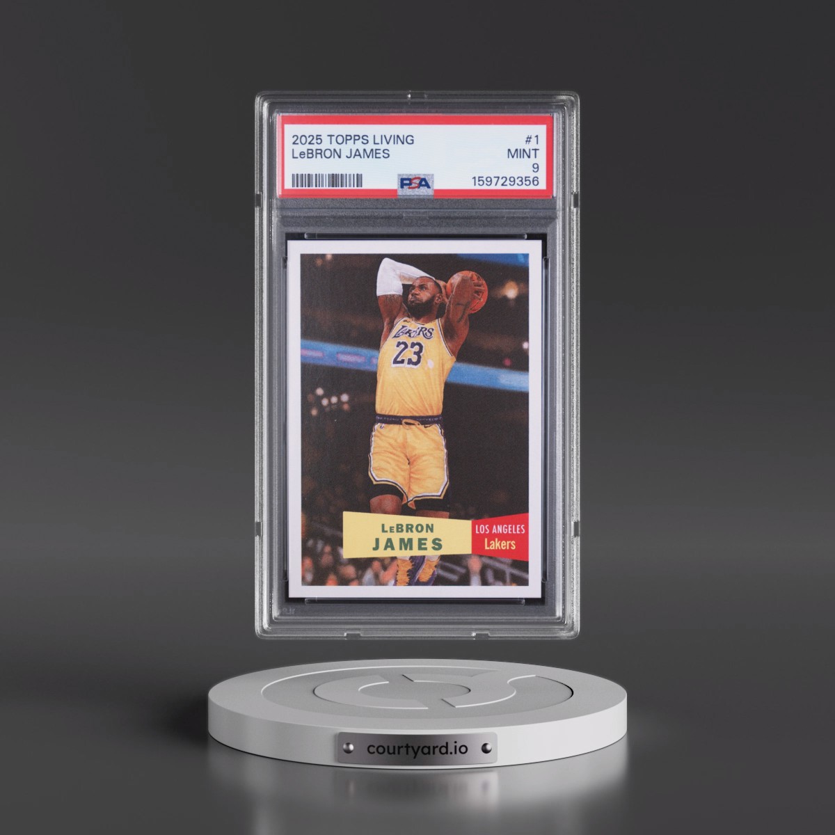 2025 Topps Living #1 LeBron James (PSA 9 MINT)