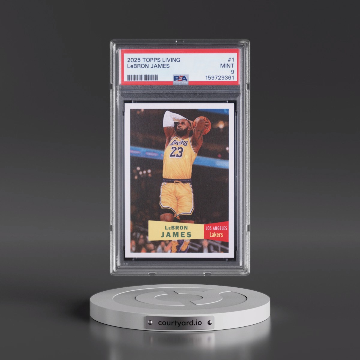 2025 Topps Living #1 LeBron James (PSA 9 MINT)