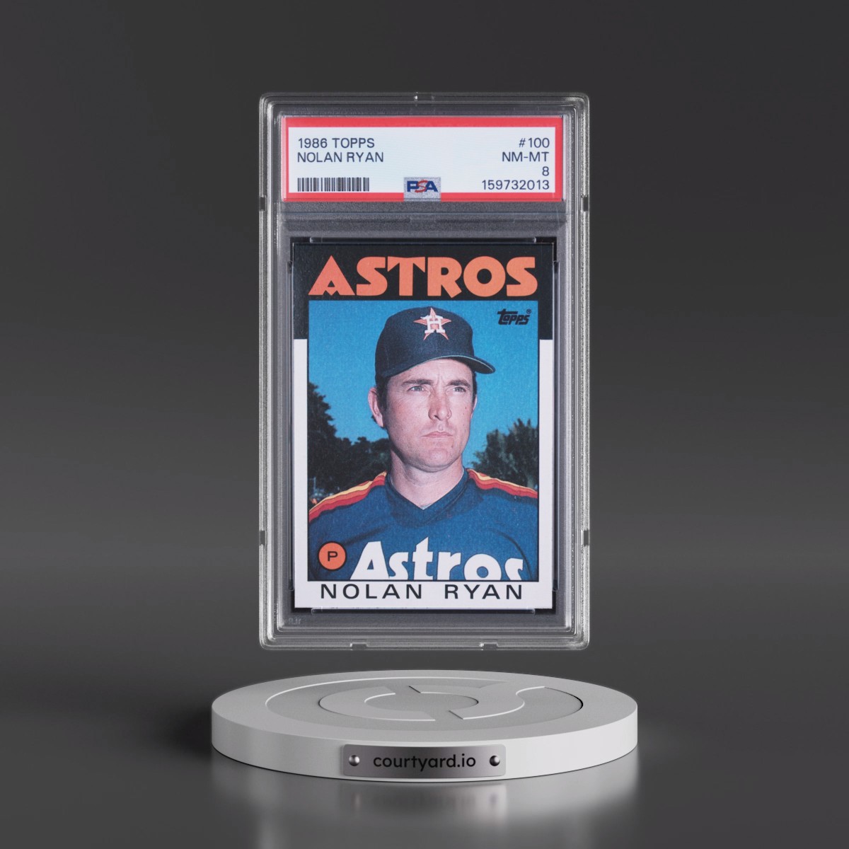 1986 Topps Nolan Ryan #100 PSA 8