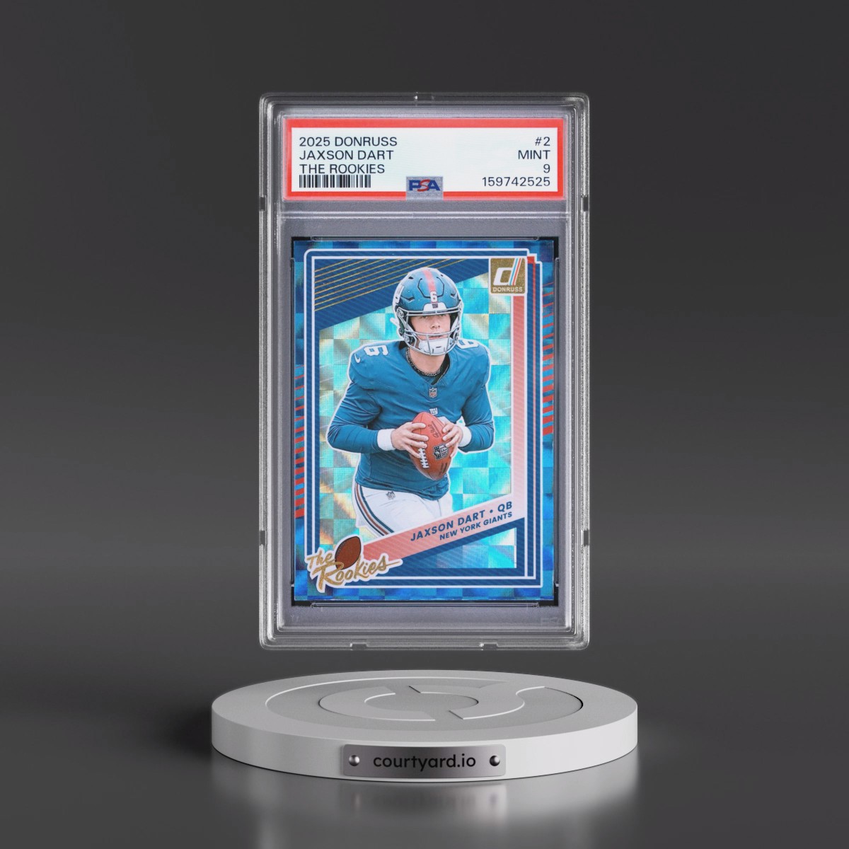 2025 Panini Donruss the Rookies #2 Jaxson Dart (PSA 9 MINT)