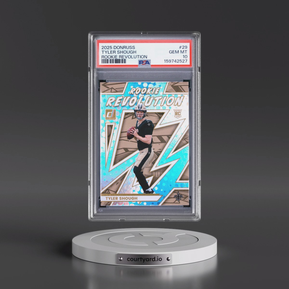 2025 Panini Donruss Rookie Revolution #29 Tyler Shough (PSA 10 GEM MINT)