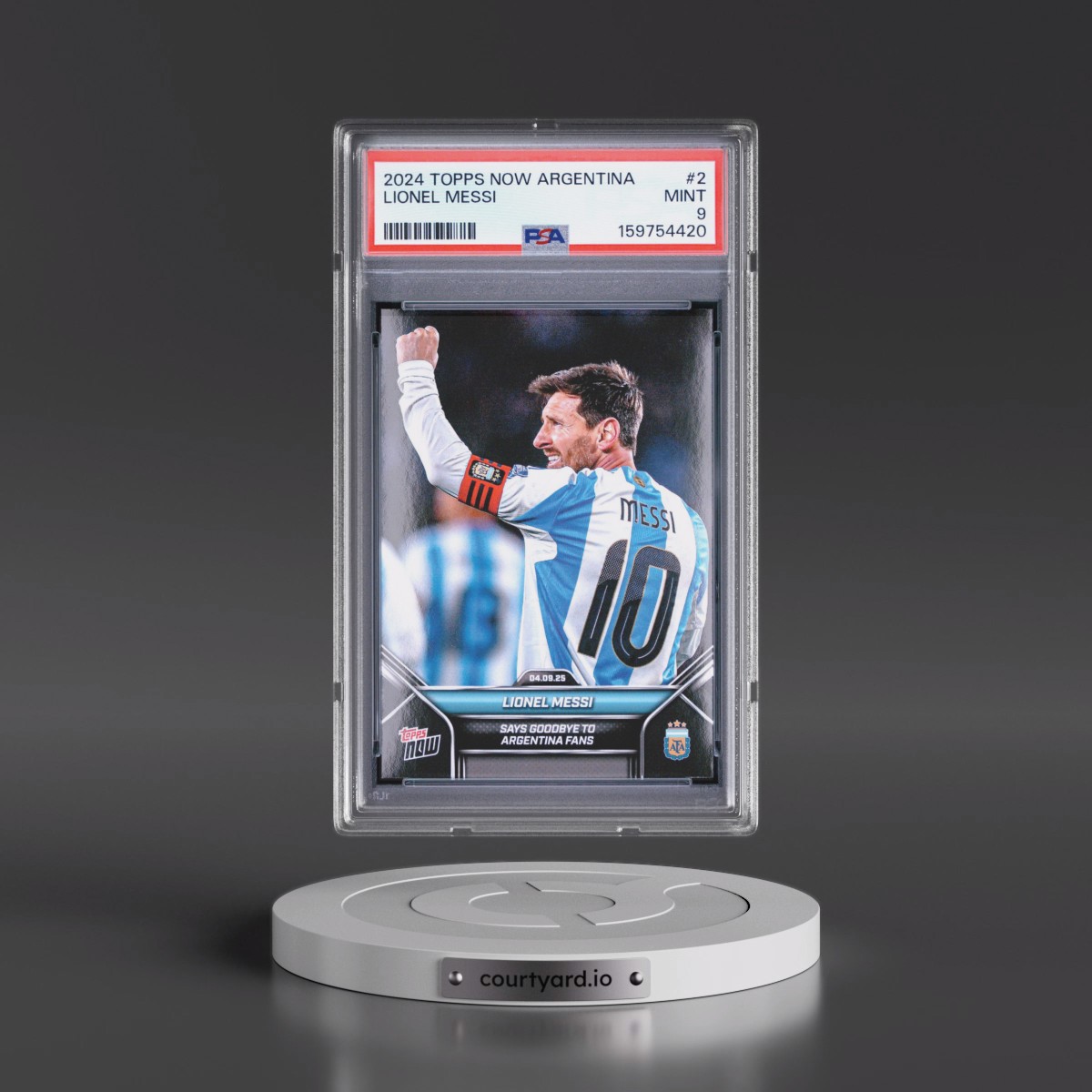 2024 Topps Now Argentina #2 Lionel Messi (PSA 9 MINT)