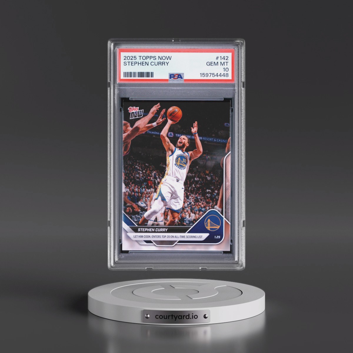 2025 Topps Now #142 Stephen Curry (PSA 10 GEM MINT)