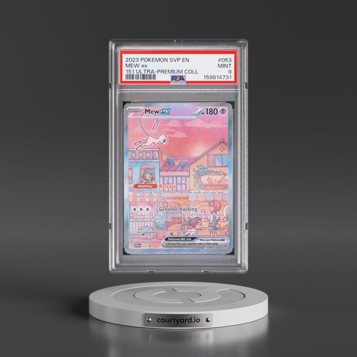 2023 Pokémon Svp EN-SV Black Star Promo #053 Mew EX - Holo 151 Ultra-Premium Collection (PSA 9 MINT)