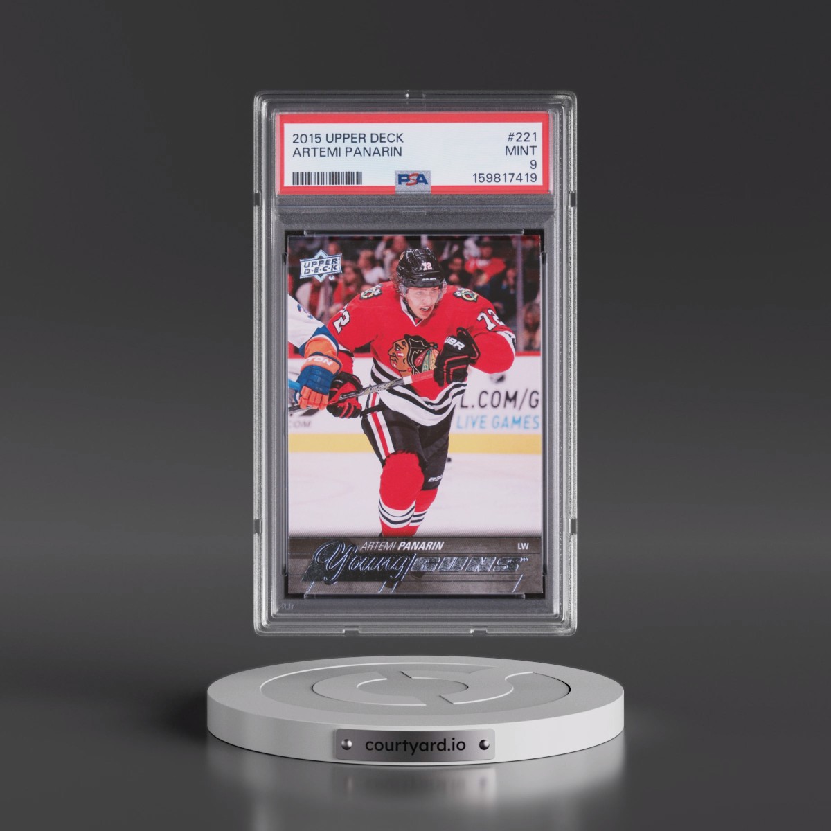 2015 Upper Deck #221 Artemi Panarin (PSA 9 MINT)