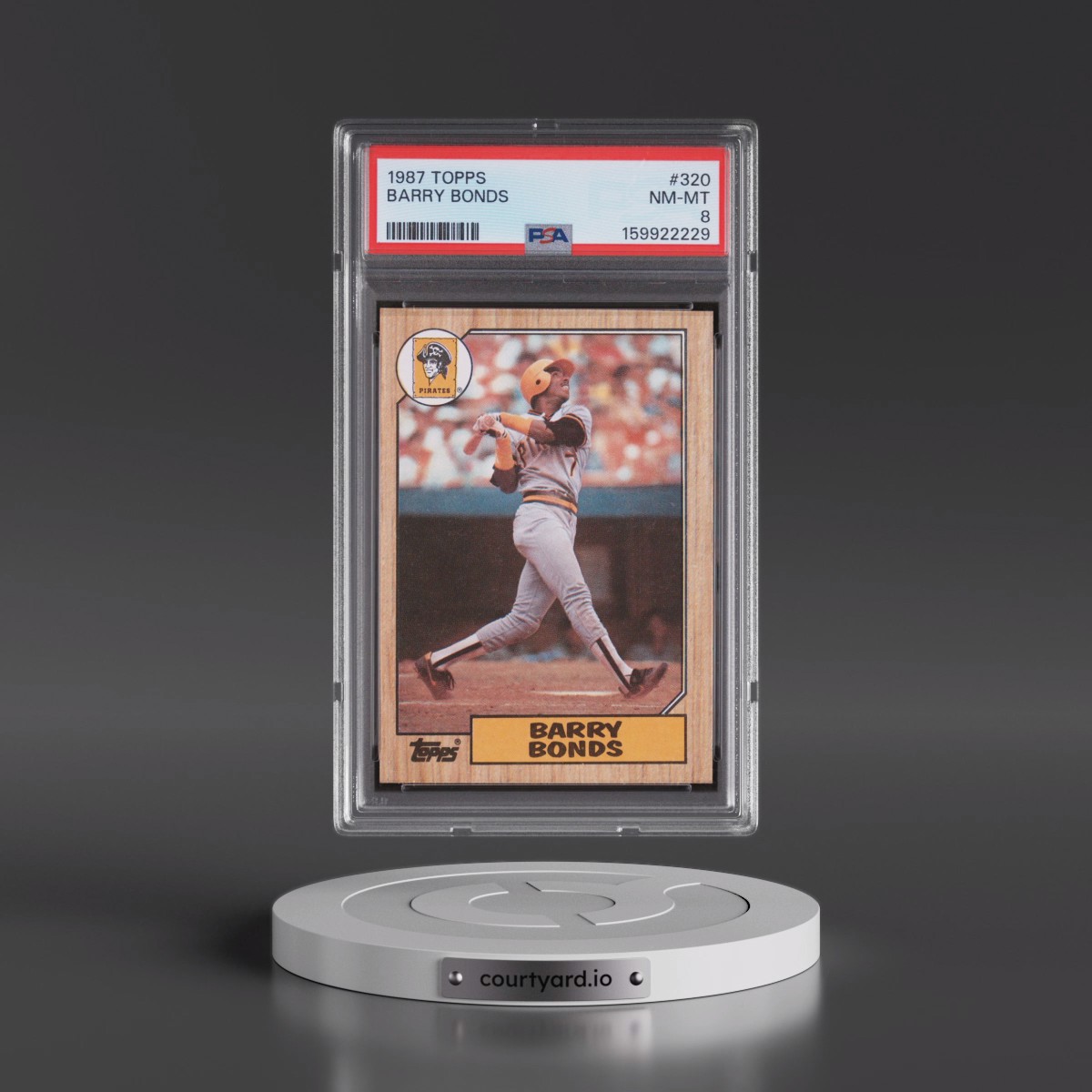 1987 Topps #320 Barry Bonds (PSA 8 NM-MT)