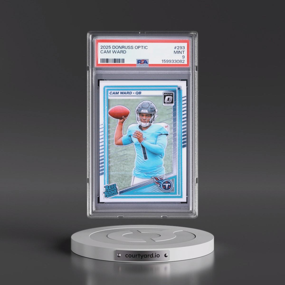 2025 Panini Donruss Optic #293 Cam Ward (PSA 9 MINT)