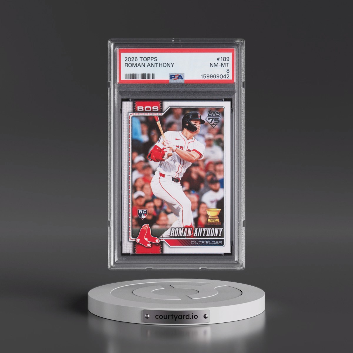 2026 Topps #189 Roman Anthony (PSA 8 NM-MT)