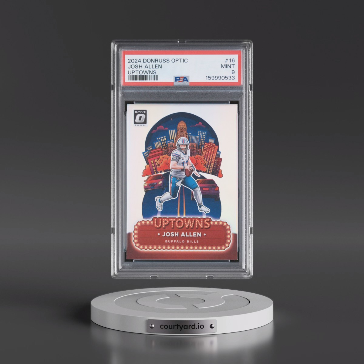 2024 Panini Donruss Optic Uptowns #16 Josh Allen (PSA 9 MINT)
