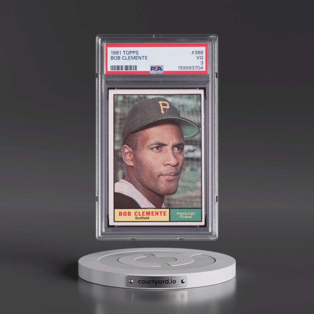 1961 Topps #388 Bob Clemente (PSA 3 VG)