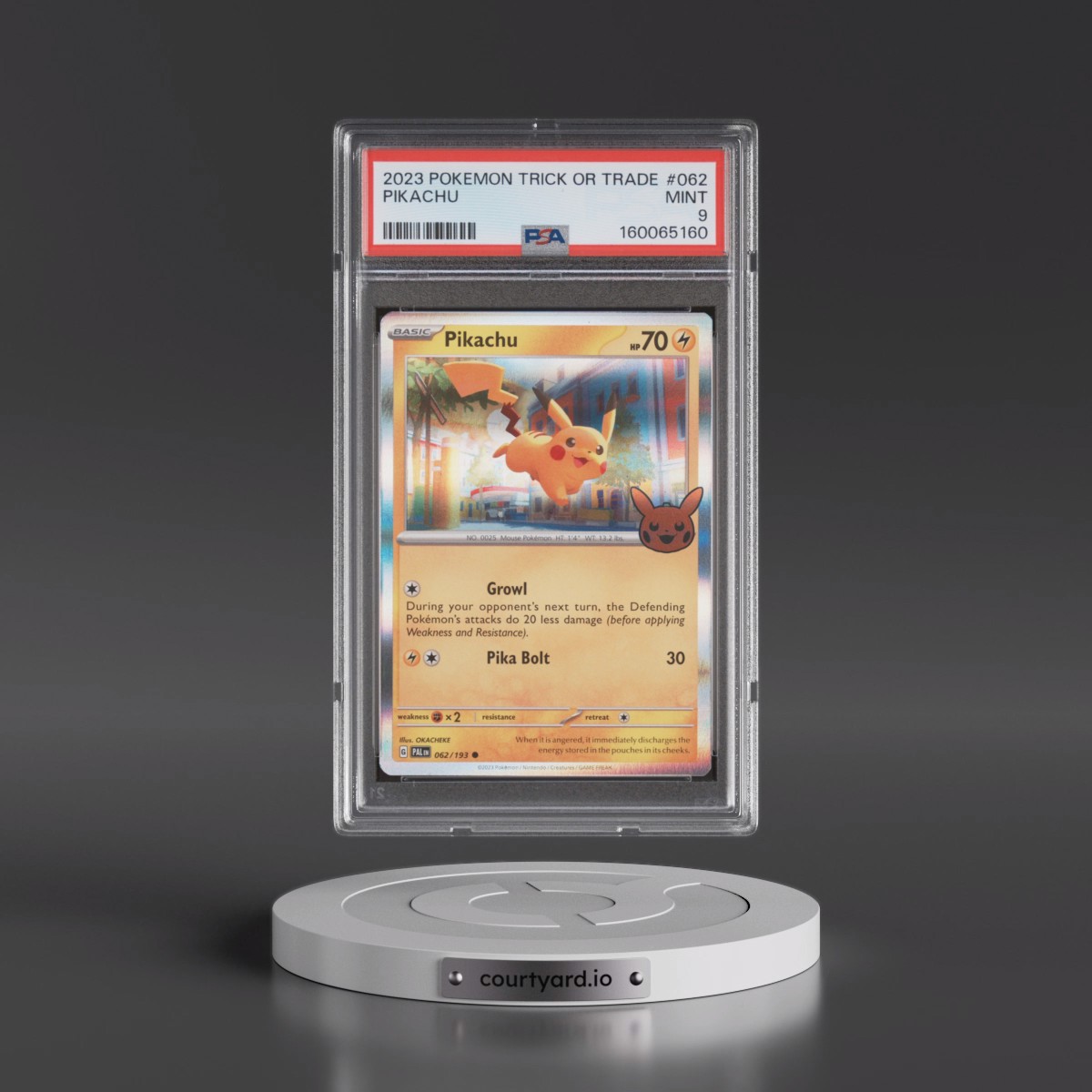 2023 Pokémon Trick or Trade #062 Pikachu (PSA 9 MINT)
