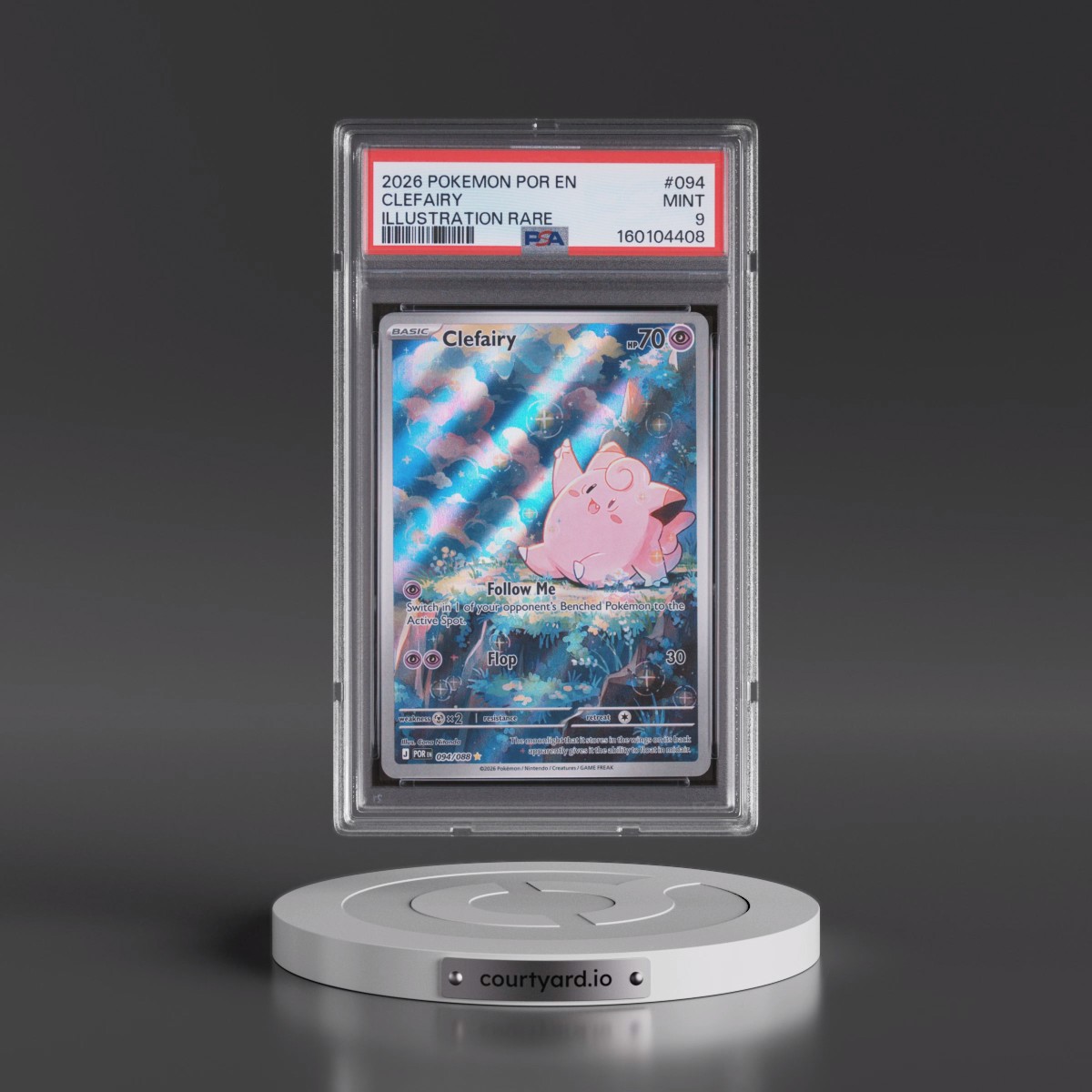 2026 Pokémon Por EN-Perfect Order #094 Clefairy - Illustration Rare (PSA 9 MINT)