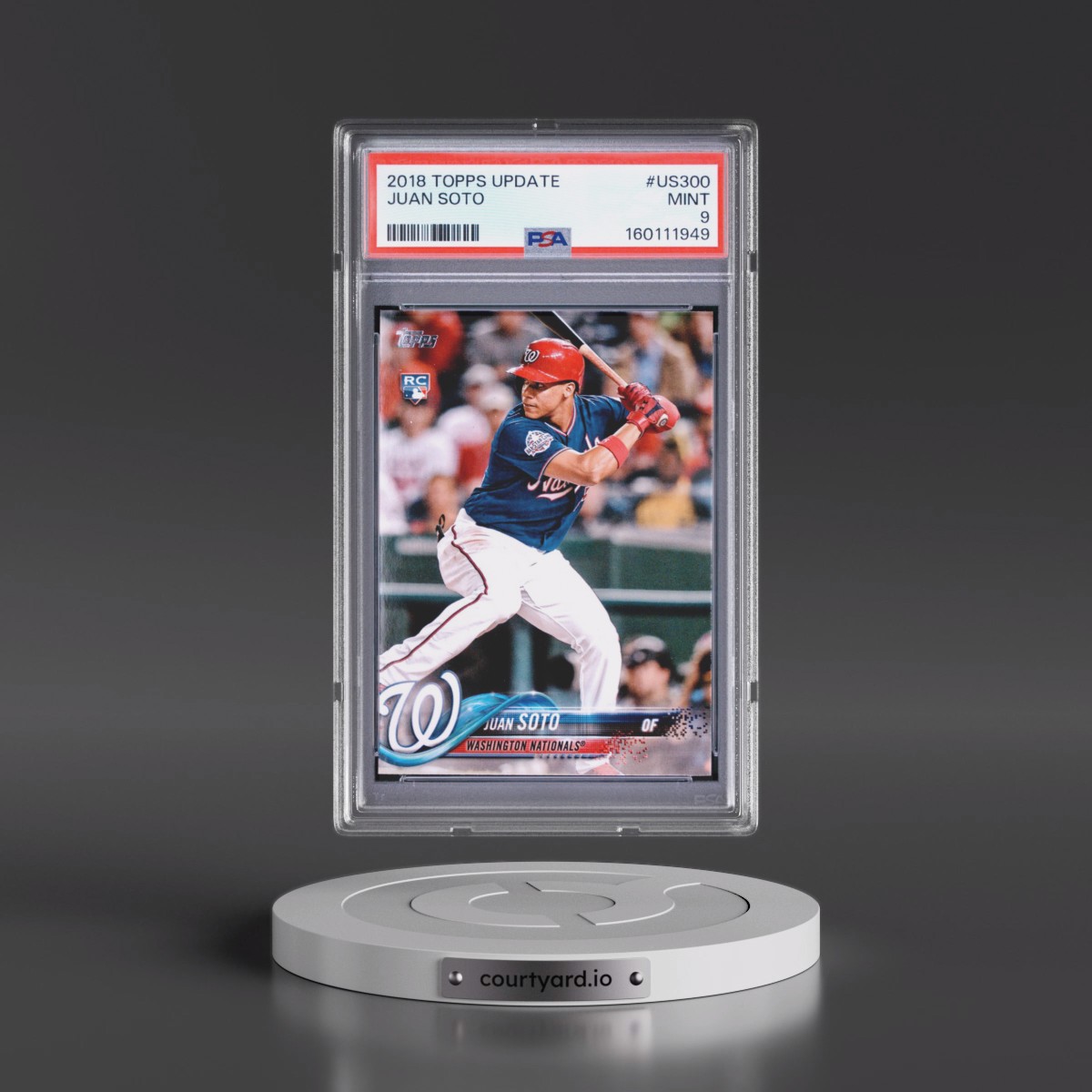 2018 Topps Update #US300 Juan Soto (PSA 9 MINT)