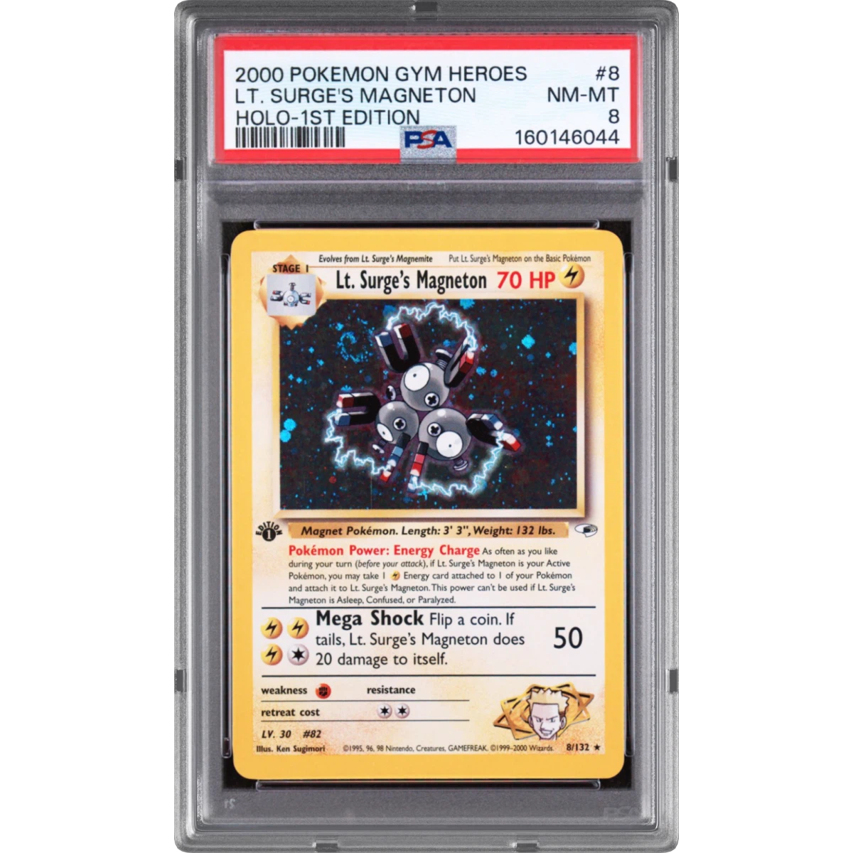 LT. Surge's Magneton card artwork