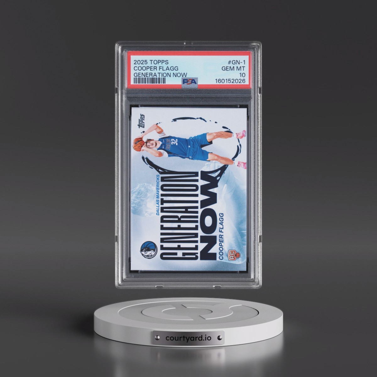 2025 Topps Generation Now #GN-1 Cooper Flagg (PSA 10 GEM MINT)