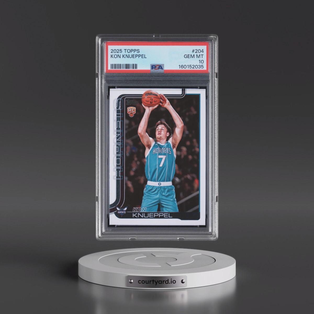 2025 Topps #204 Kon Knueppel (PSA 10 GEM MINT)