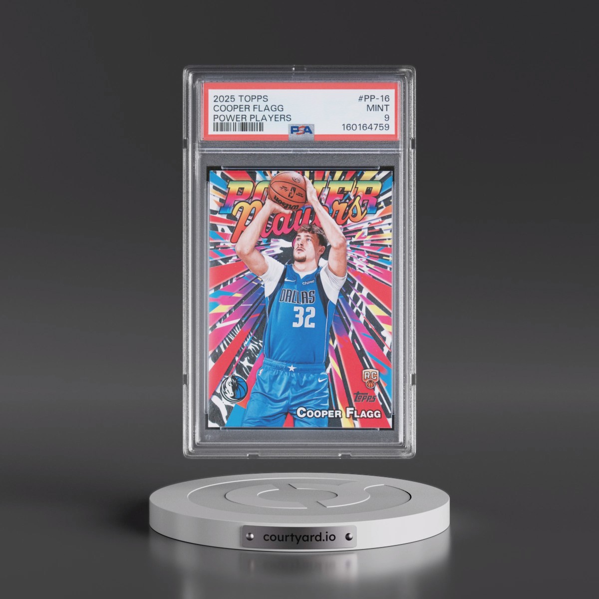 2025 Topps Power Players #PP-16 Cooper Flagg (PSA 9 MINT)