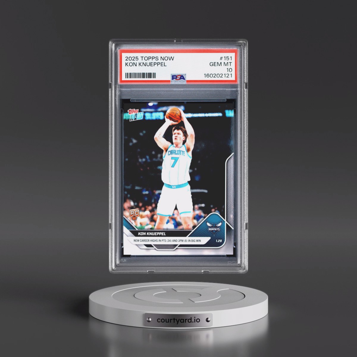 2025 Topps Now #151 Kon Knueppel (PSA 10 GEM MINT)