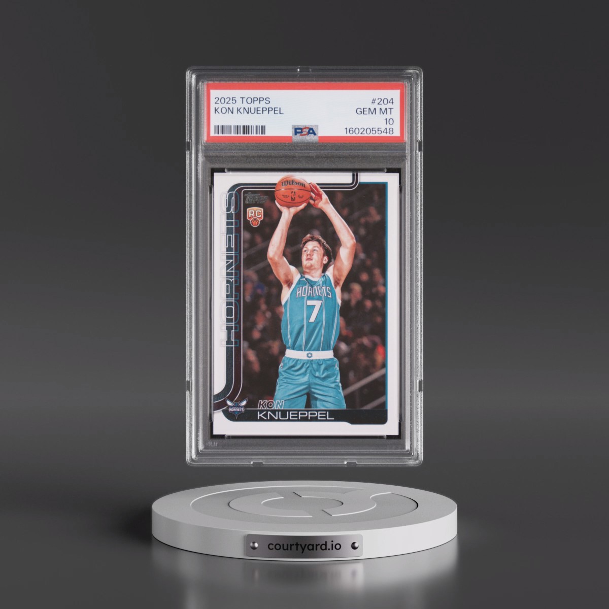 2025 Topps #204 Kon Knueppel (PSA 10 GEM MINT)