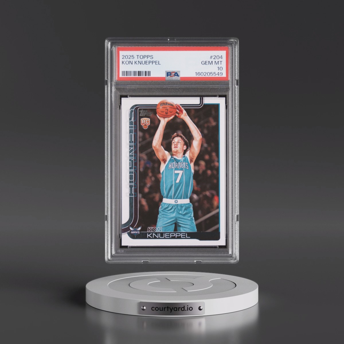 2025 Topps #204 Kon Knueppel (PSA 10 GEM MINT)