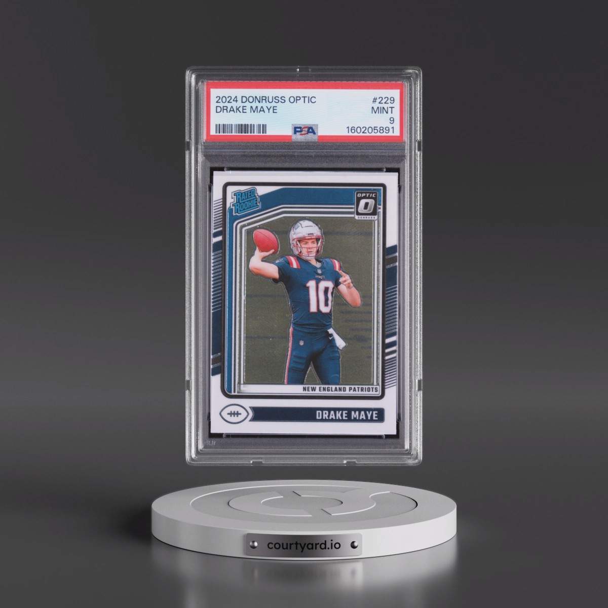 2024 Panini Donruss Optic #229 Drake Maye (PSA 9 MINT)