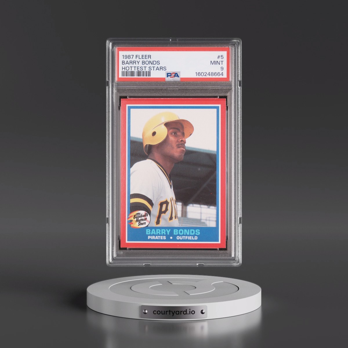 1987 Fleer Hottest Stars #5 Barry Bonds (PSA 9 MINT)