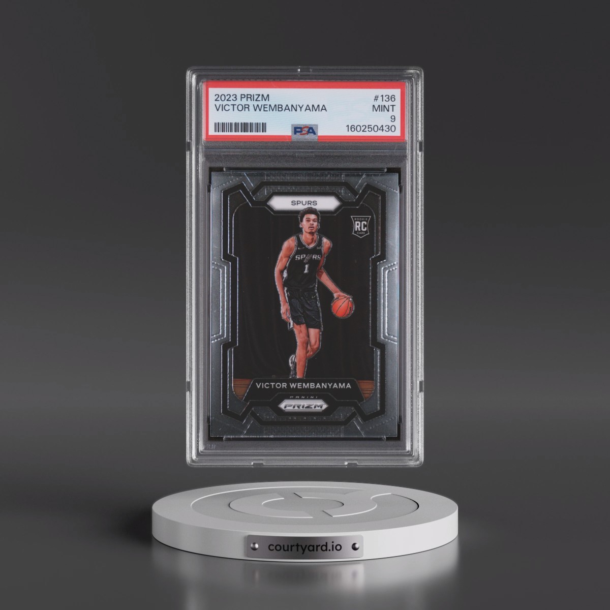 2023 Panini Prizm #136 Victor Wembanyama (PSA 9 MINT)