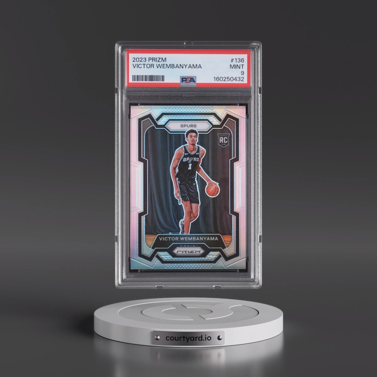 2023 Panini Prizm #136 Victor Wembanyama (PSA 9 MINT)