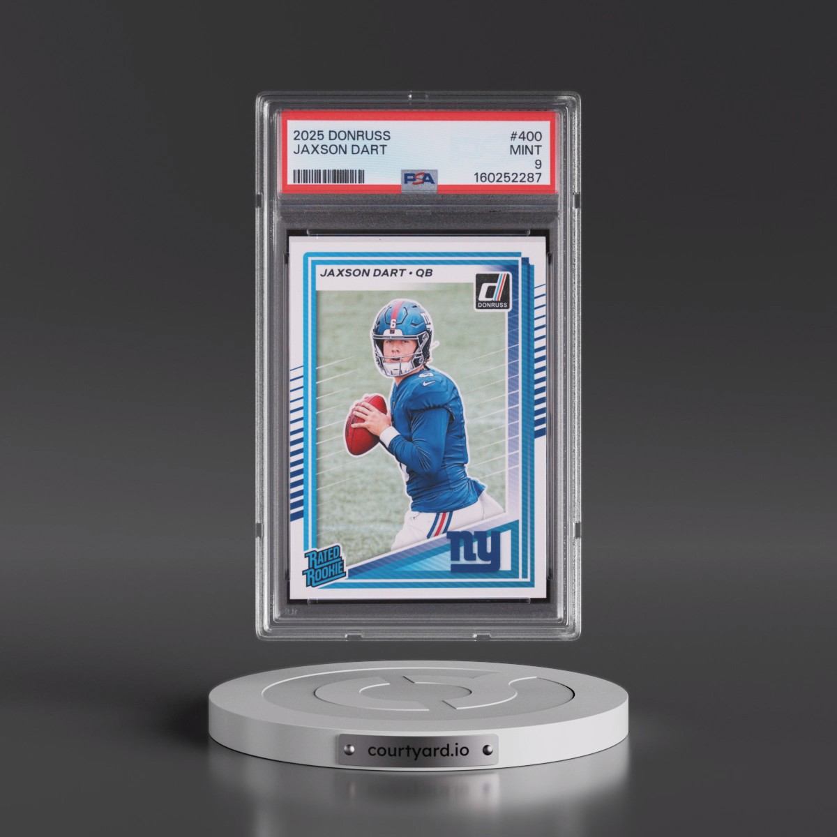 2025 Panini Donruss #400 Jaxson Dart (PSA 9 MINT)