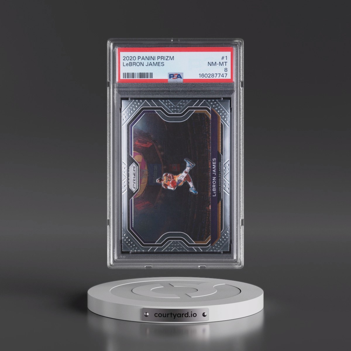 2020 Panini Prizm #1 LeBron James (PSA 8 NM-MT)