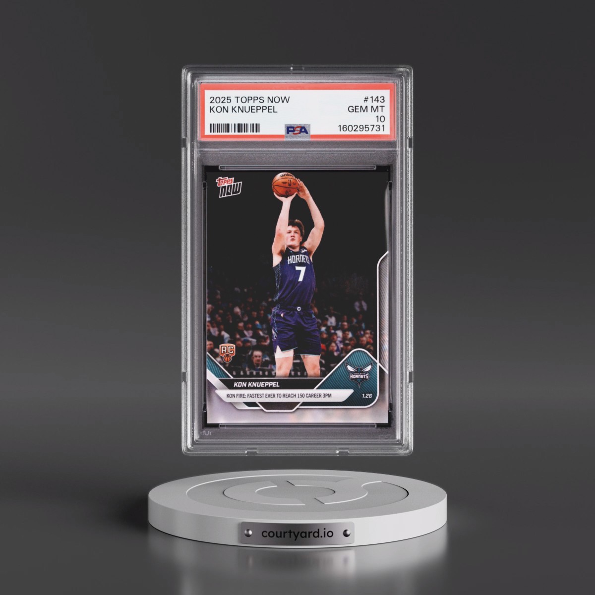 2025 Topps Now #143 Kon Knueppel (PSA 10 GEM MINT)