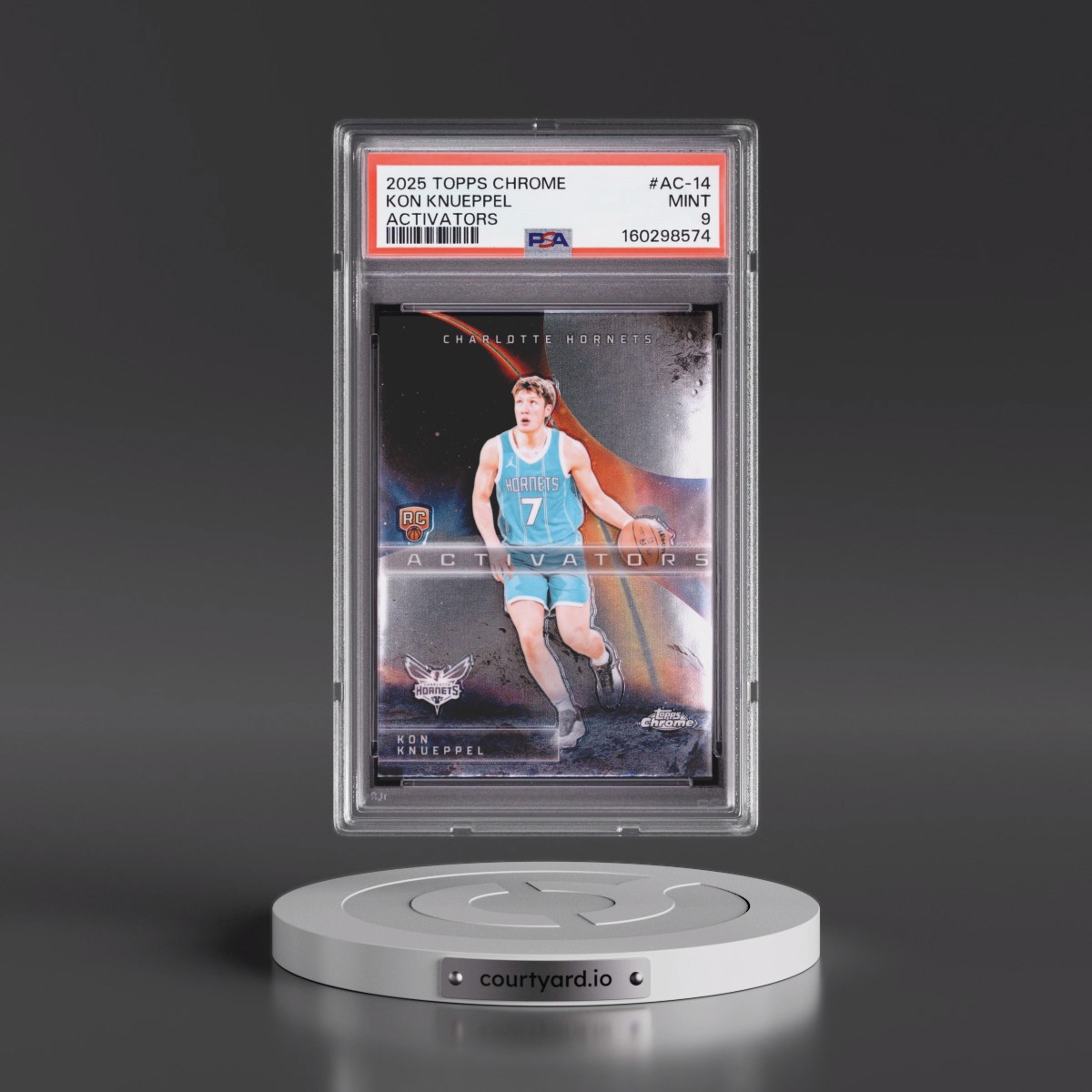 2025 Topps Chrome Activators #AC-14 Kon Knueppel (PSA 9 MINT)