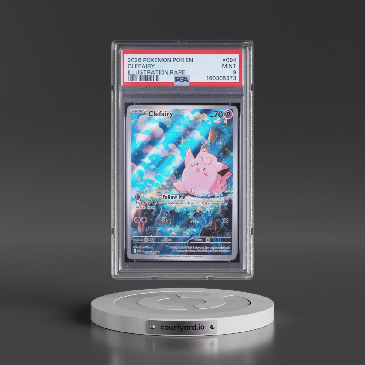 2026 Pokémon Por EN-Perfect Order #094 Clefairy - Illustration Rare (PSA 9 MINT)