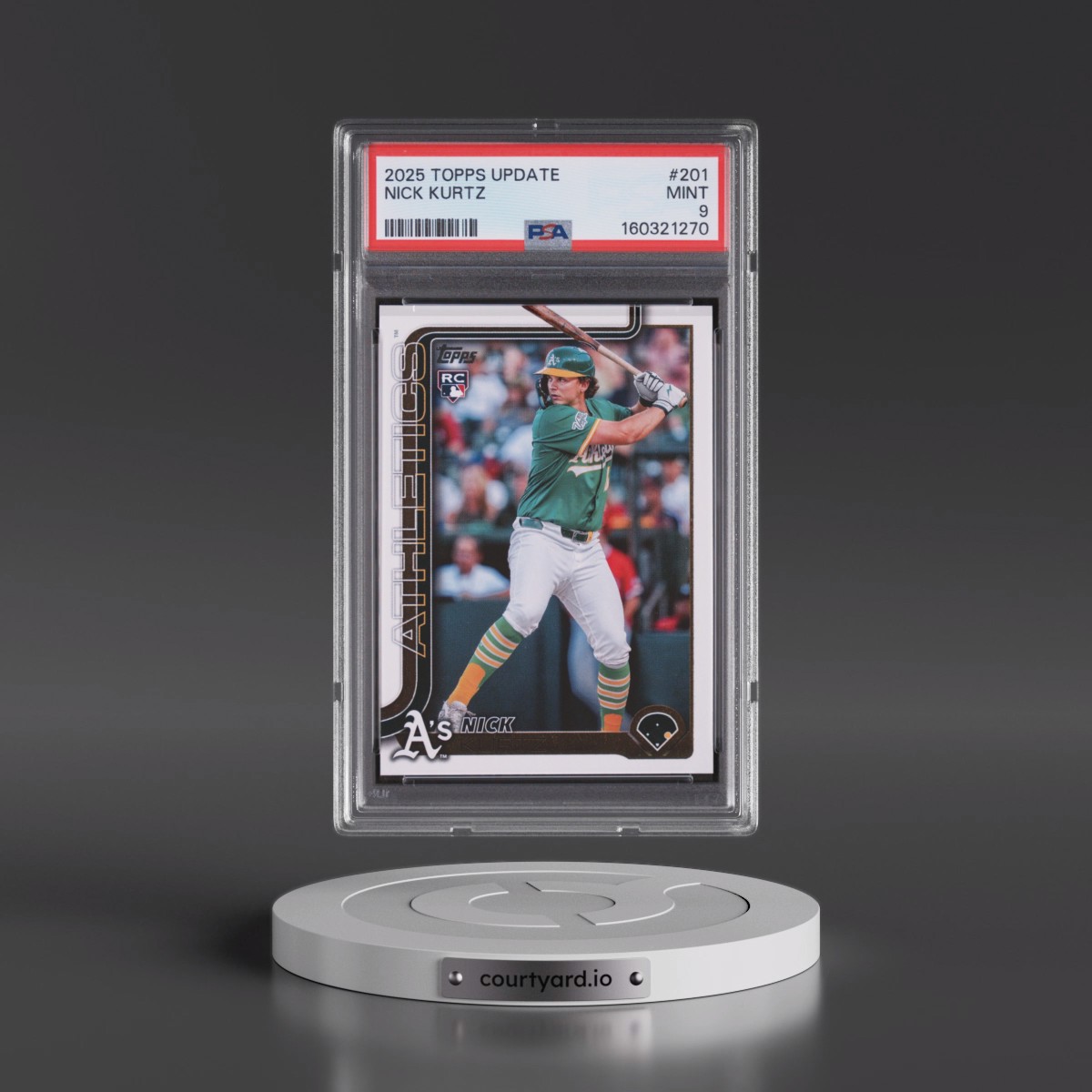 2025 Topps Update #201 Nick Kurtz (PSA 9 MINT)