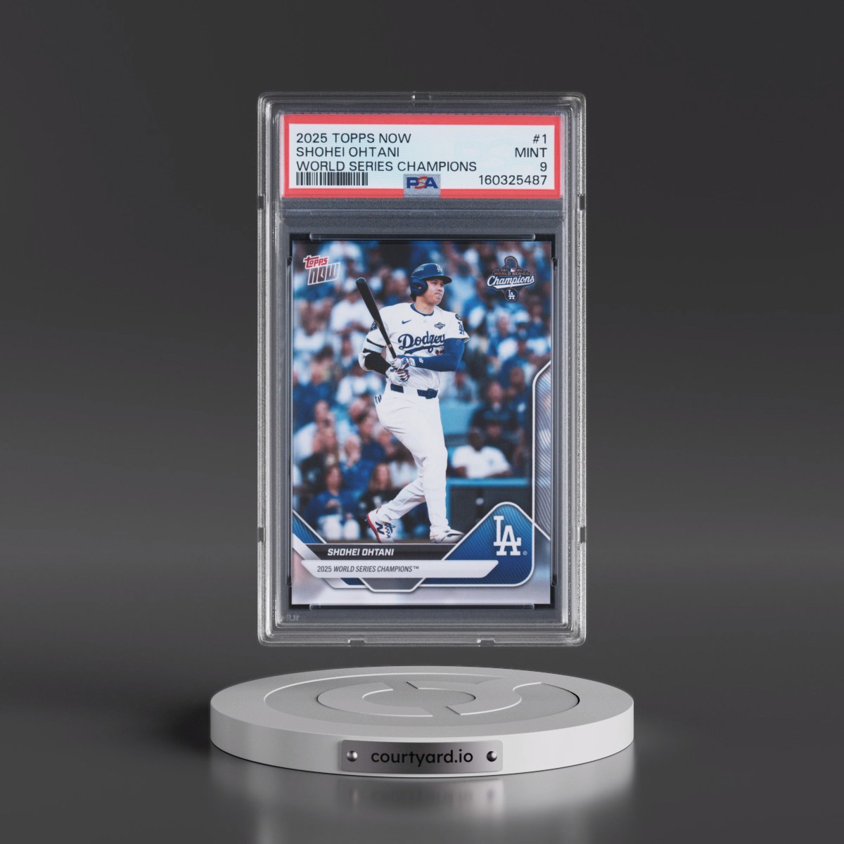 2025 Topps Now los Angeles Dodgers World Series Champions #1 Shohei Ohtani (PSA 9 MINT)