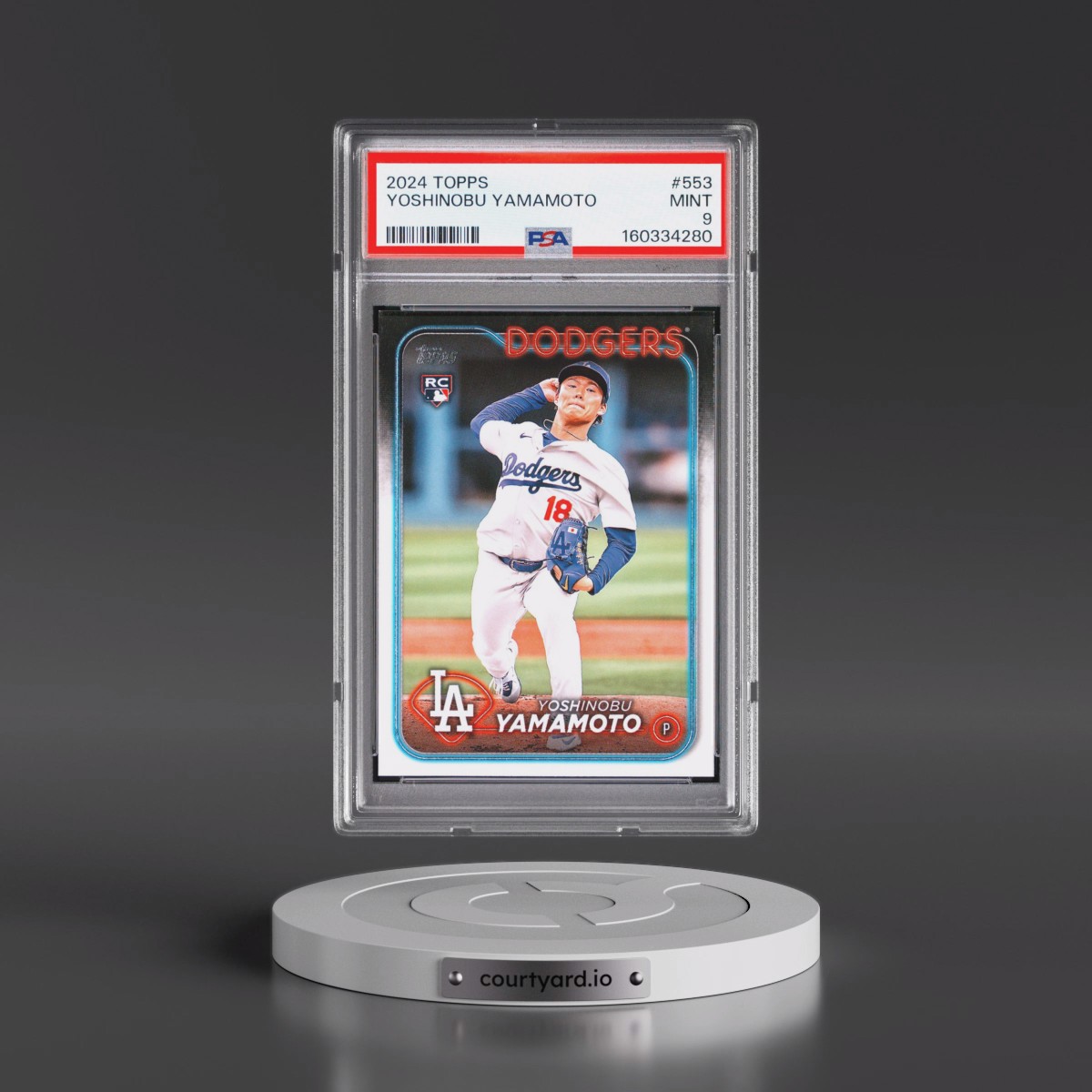 2024 Topps #553 Yoshinobu Yamamoto (PSA 9 MINT)