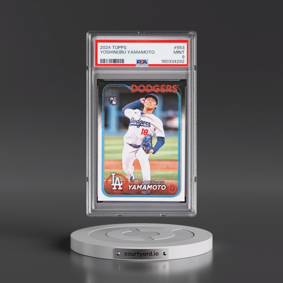 2024 Topps #553 Yoshinobu Yamamoto (PSA 9 MINT)