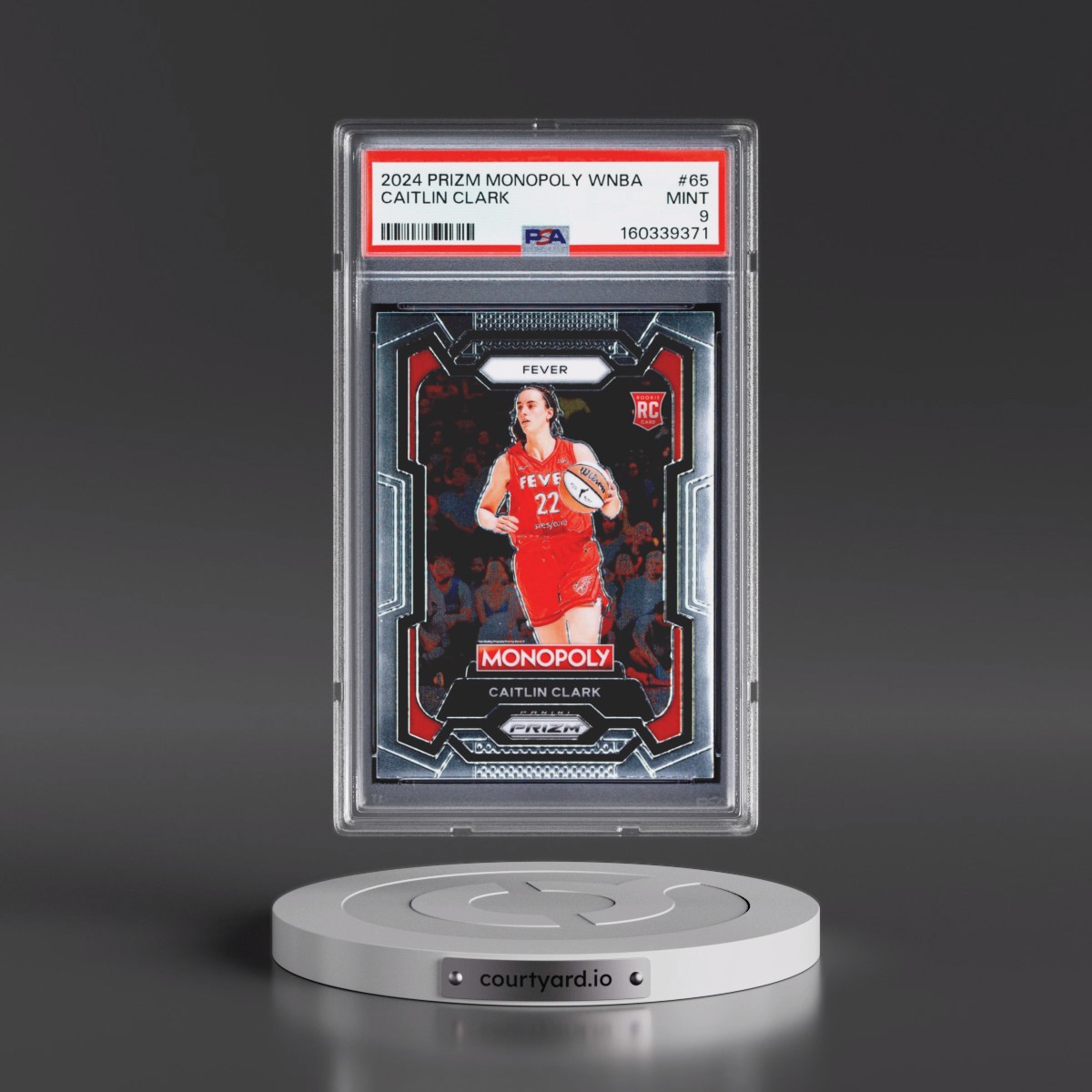 2024 Panini Prizm Monopoly WNBA #65 Caitlin Clark (PSA 9 MINT)