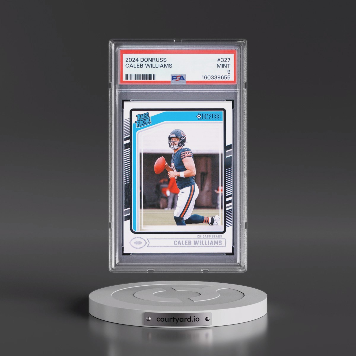 2024 Panini Donruss #327 Caleb Williams (PSA 9 MINT)