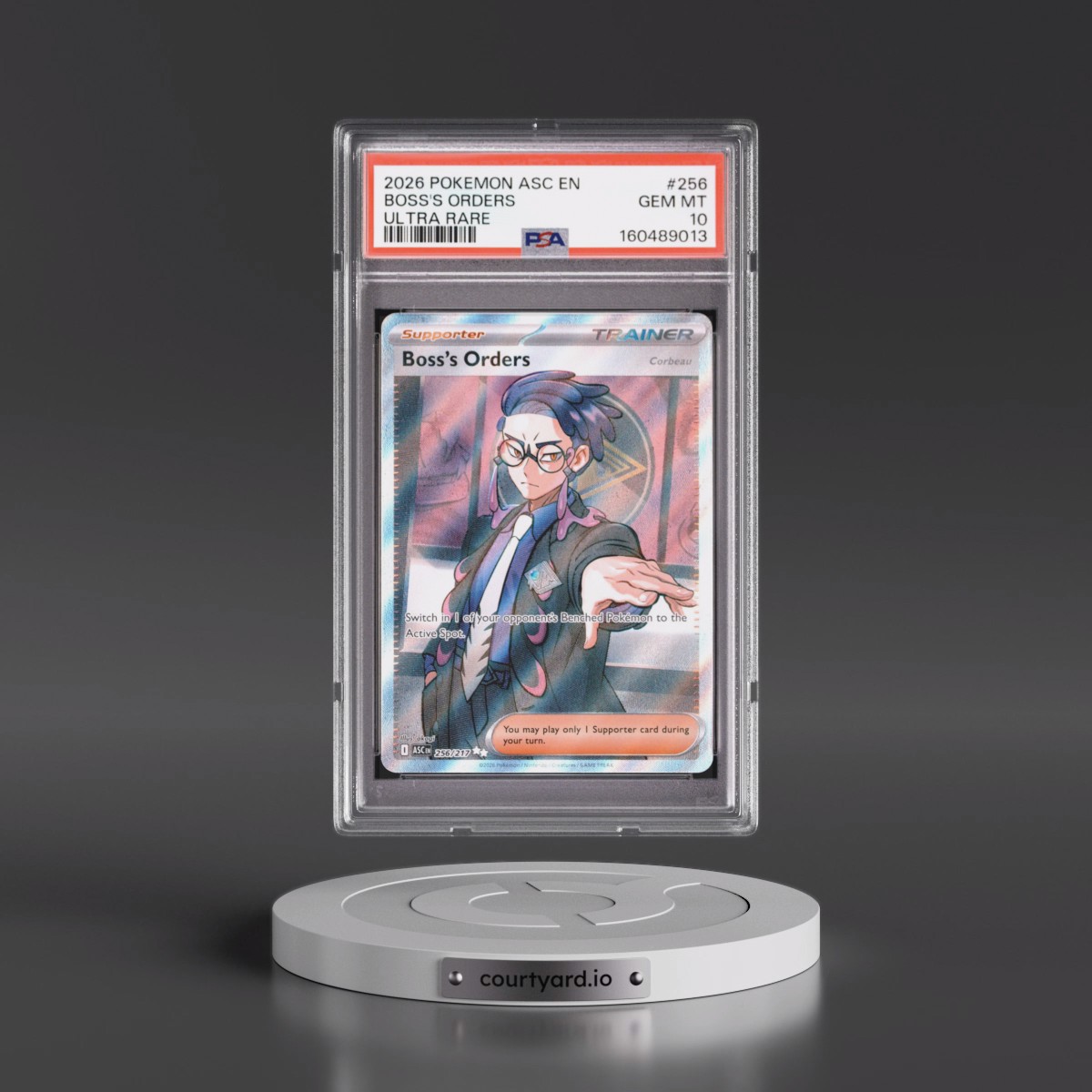 2026 Pokémon Asc EN-Ascended Heroes #256 Boss's Orders - Ultra Rare (PSA 10 GEM MINT)