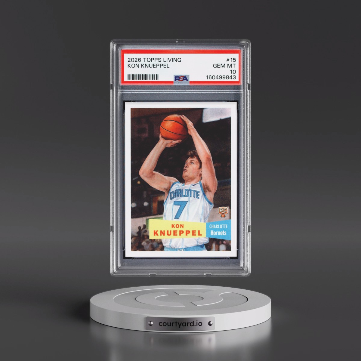 2026 Topps Living Kon Knueppel #15 PSA 10