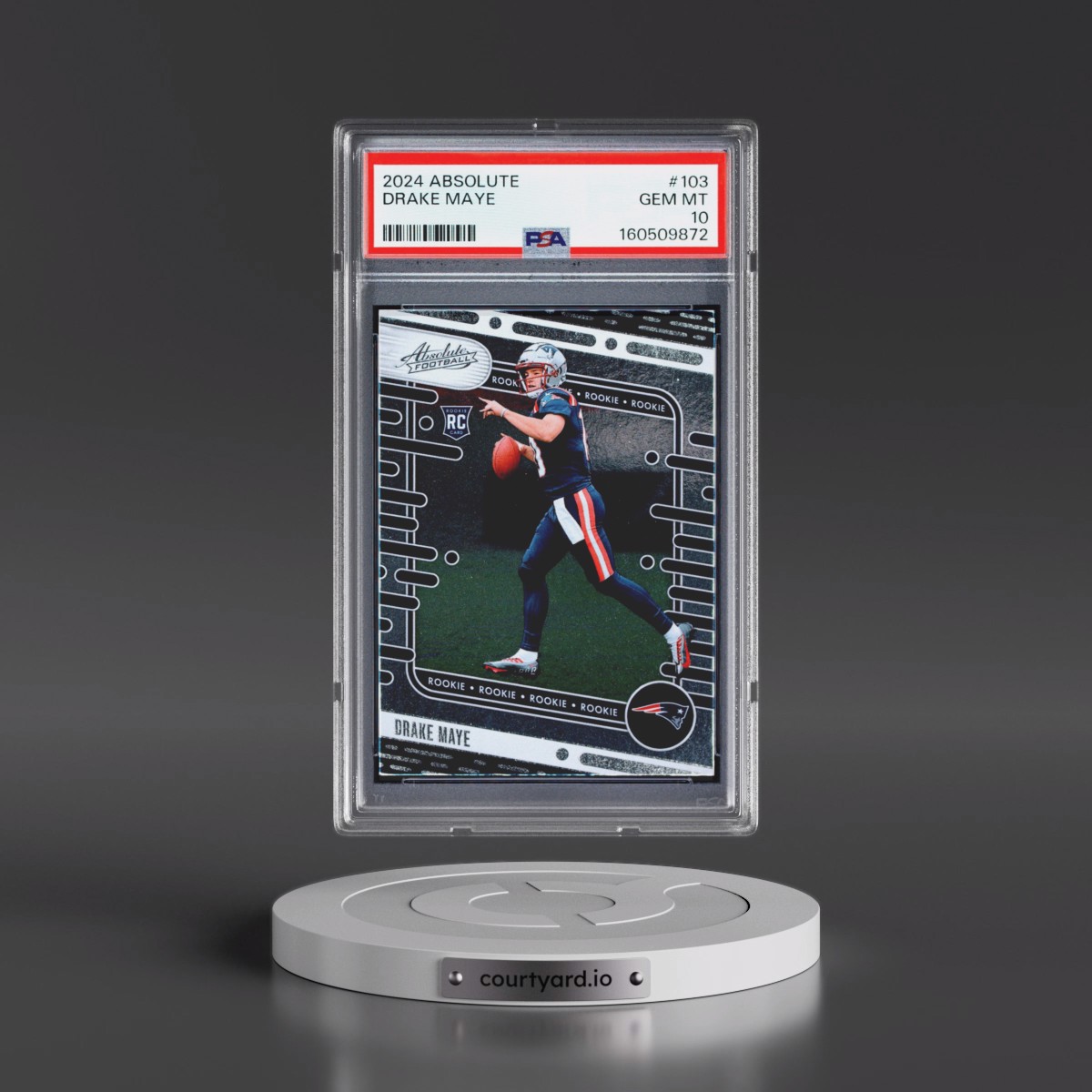 2024 Panini Absolute #103 Drake Maye (PSA 10 GEM MINT)