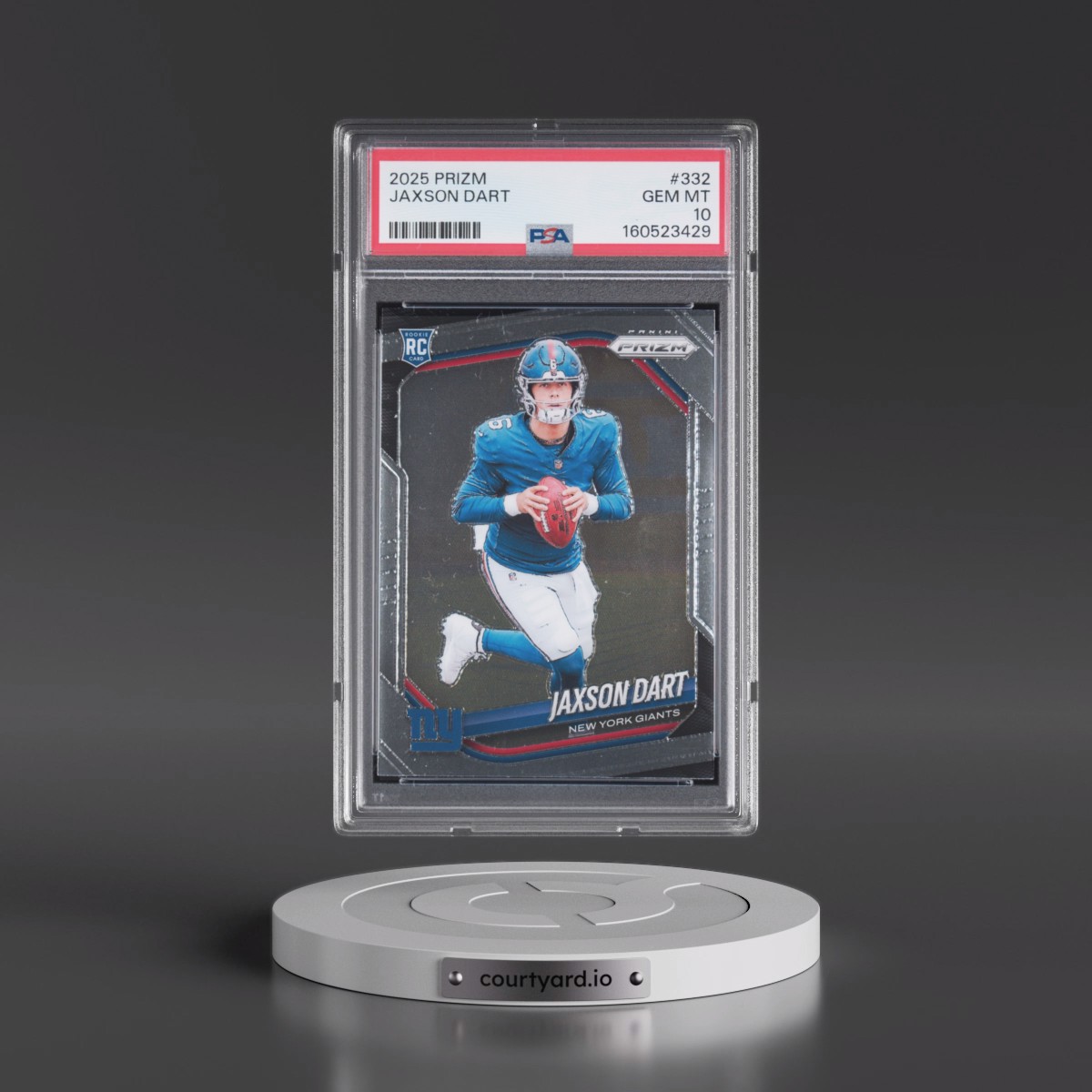 2025 Panini Prizm Jaxson Dart #332 PSA 10
