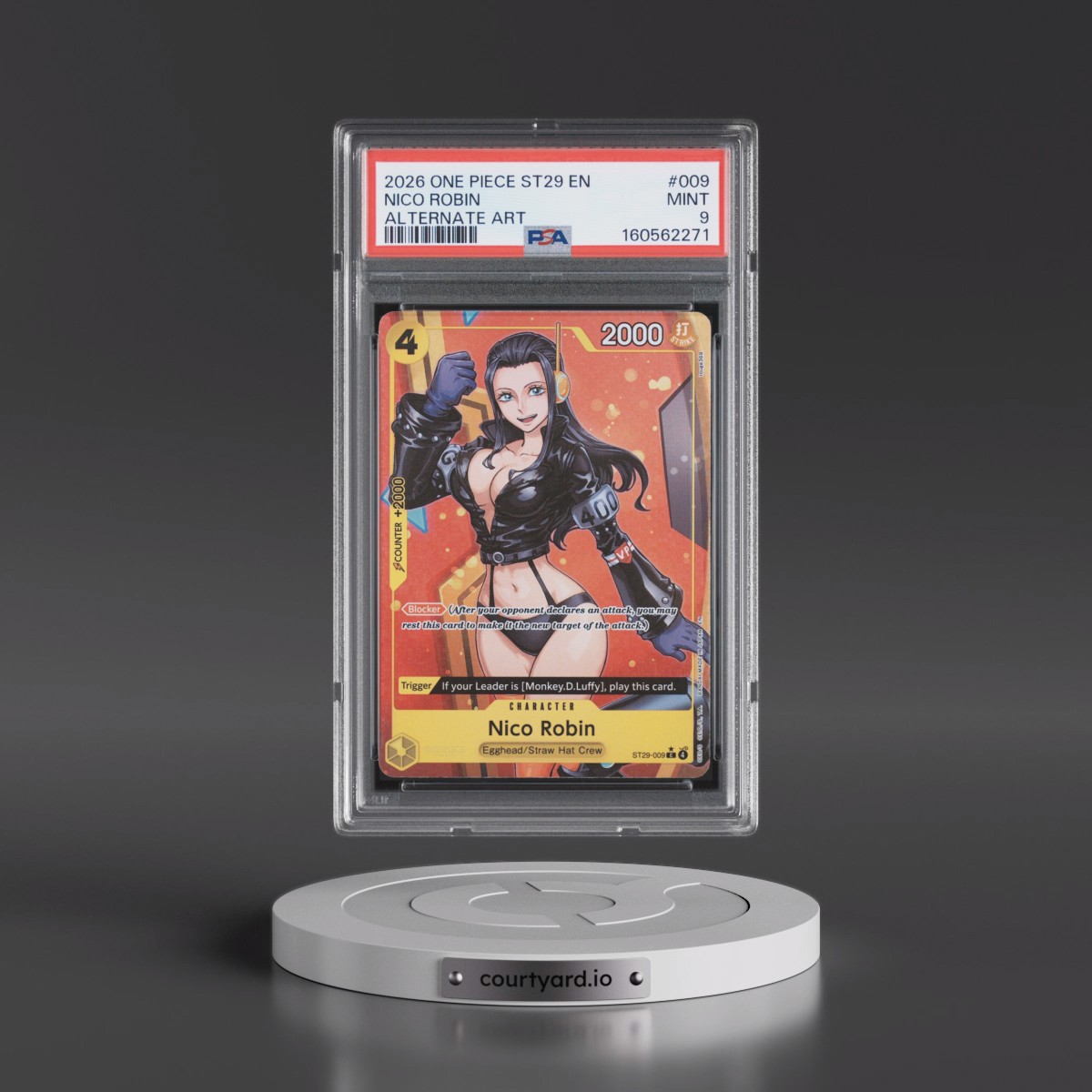 2026 One Piece Starter Deck ST29-Egghead #009 Nico Robin - Alternate Art (PSA 9 MINT)
