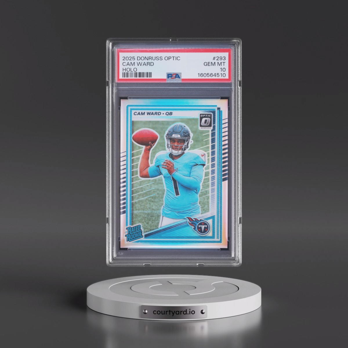 2025 Panini Donruss Optic Cam Ward - Holo #293 PSA 10