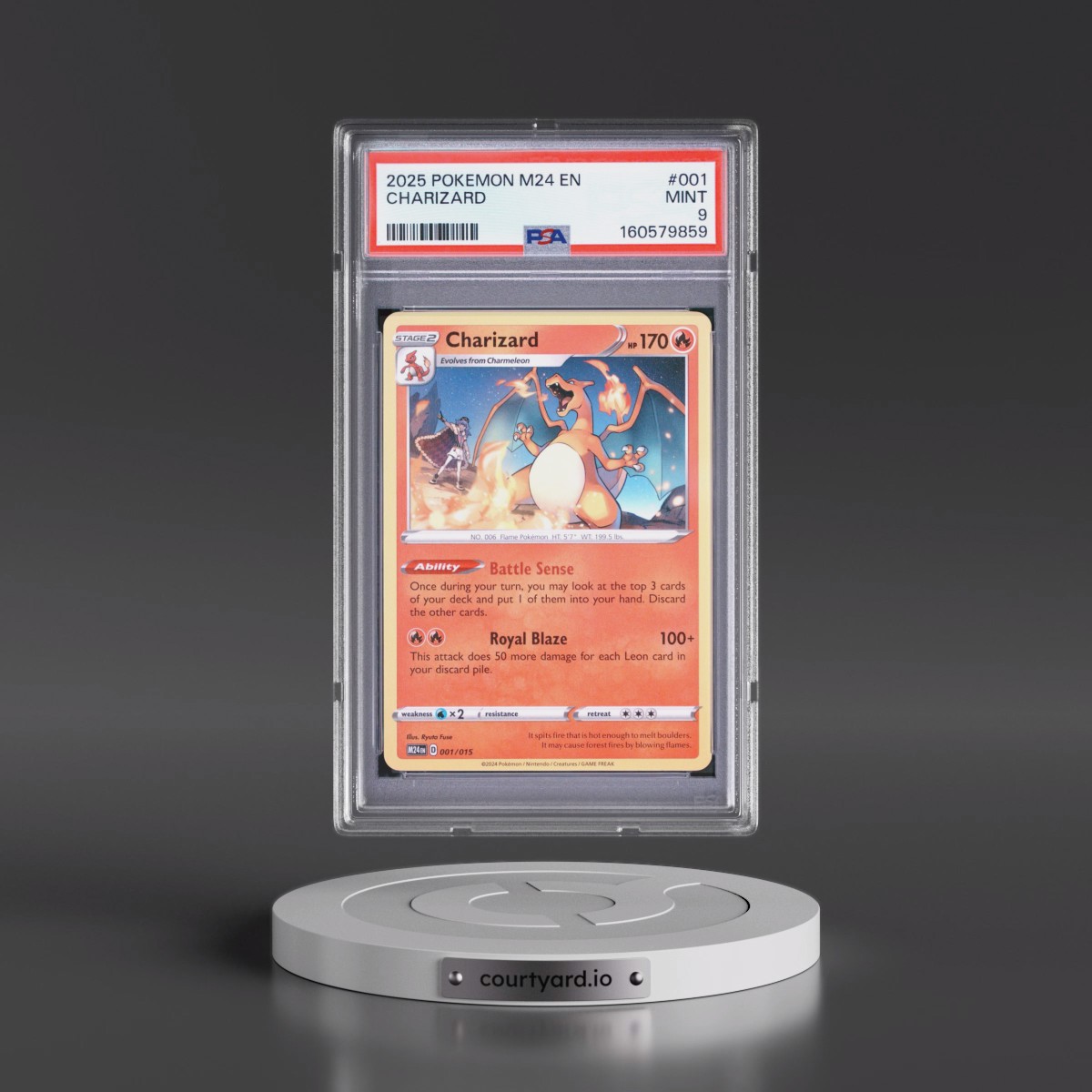 2025 Pokémon M24 EN-Mcdonald's Collection #001 Charizard (PSA 9 MINT)