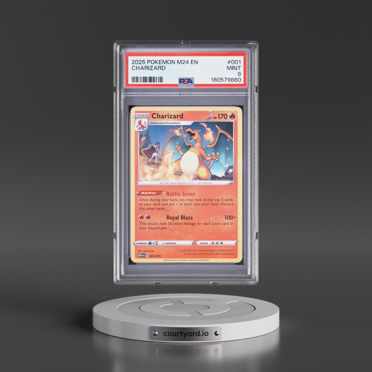 2025 Pokémon M24 EN-Mcdonald's Collection #001 Charizard (PSA 9 MINT)